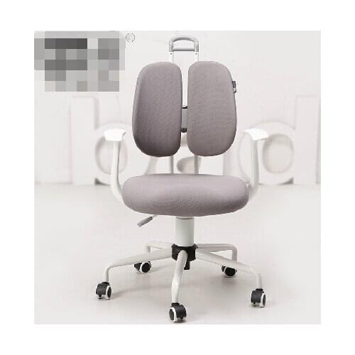 Flannelette computer chair can unpick and wash Ergonomic double back office chair Household swivel chair chair