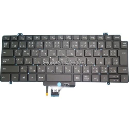 Laptop Keyboard For DELL 0HVXXC HVXXC LK132UG2B45 DLM19K80J0J698 Japanese JP JA black with backlit new