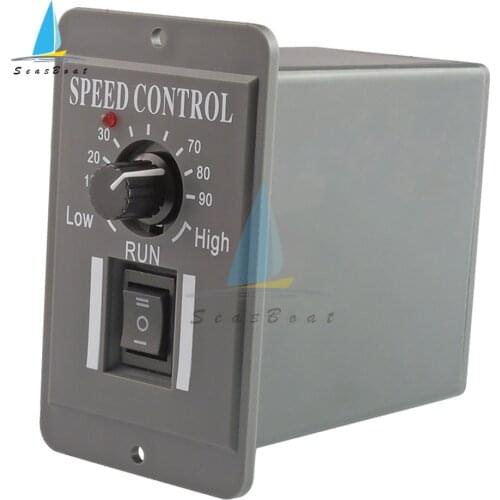 Motor Speed Controller DC 10V-60V 6A Geared Motor Speed Pinpoint Regulator Controller Forward & Backward Motor Governor