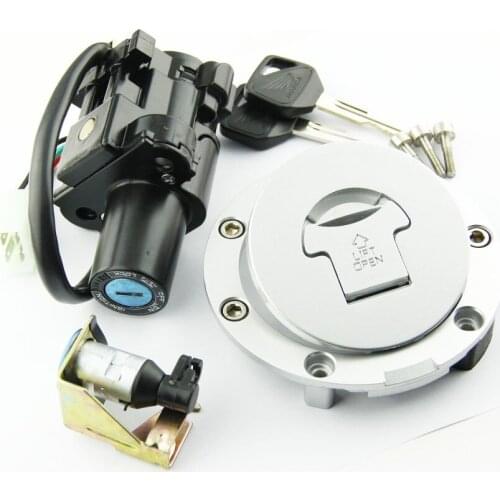 Motorcycle Fuel Gas Tank Cap Cover Lock Set For Honda CBR600 CBR600RR CBR900RR CBR1100XX CB600F CB1100SF VTR1000 VFR800 ST1300