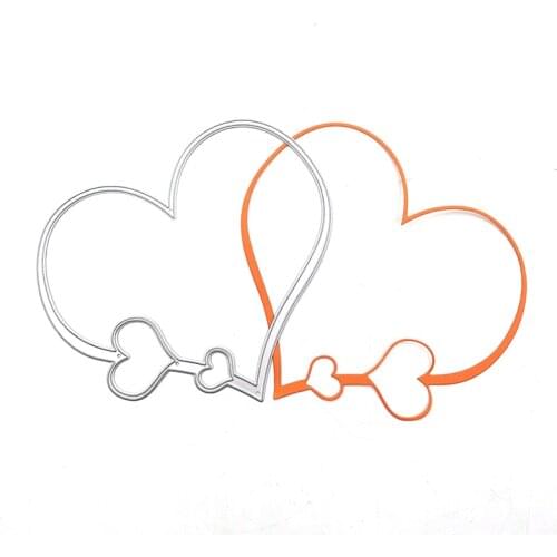 Julyarts Heart Thimble Scrapbooking Dies Diy Craft Scrapbook Paper Craft Knife Mould Blade Punch Stencils Dies