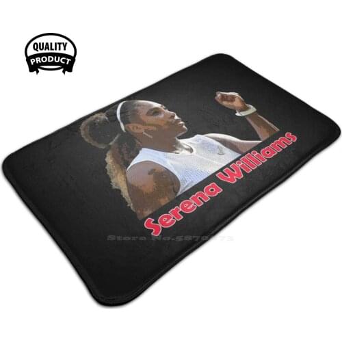 Serena Williams Soft House Family Anti-Slip Mat Rug Carpet Tennis Serena Williams Serena Williams Atp Us Open Williams