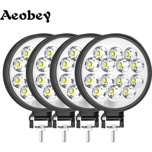 New Led light bar 42W Led bar 14barra Square Spotlight Off road LED work light 12V 24V For Car Truck 4X4 4WD Car SUV ATV