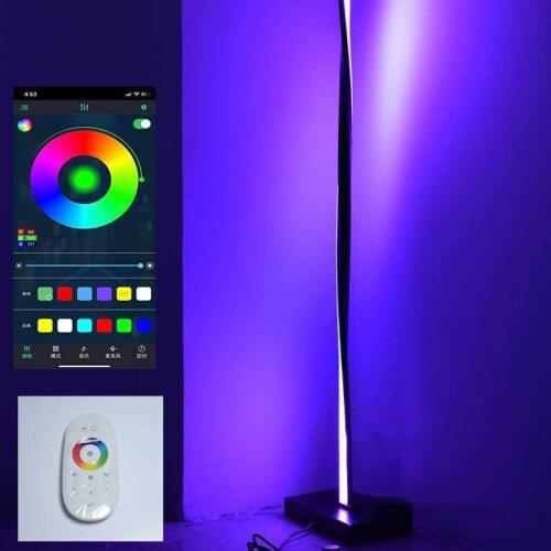 LED RGB colorful corner light mobile phone APP remote control live photo fill light living room bedroom atmosphere floor lamp