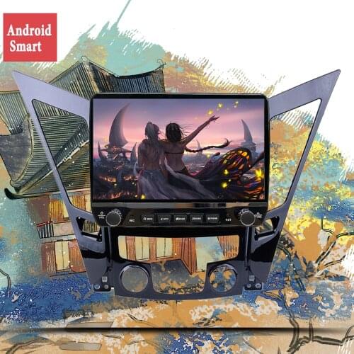 Octa Core Android 10.0 Car DVD GPS Navigation Player Deckless Stereo For Hyundai Sonata 2010-2014 Radio Headunit Tape Recorder