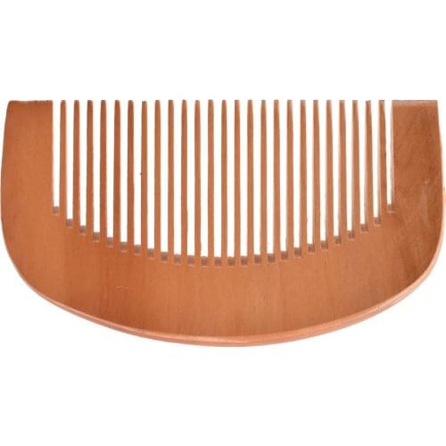 High Quality Trendy Hair Engraved Natural Peach Wood Wooden Comb Anti-Static Beard Comb Hair Care Tools