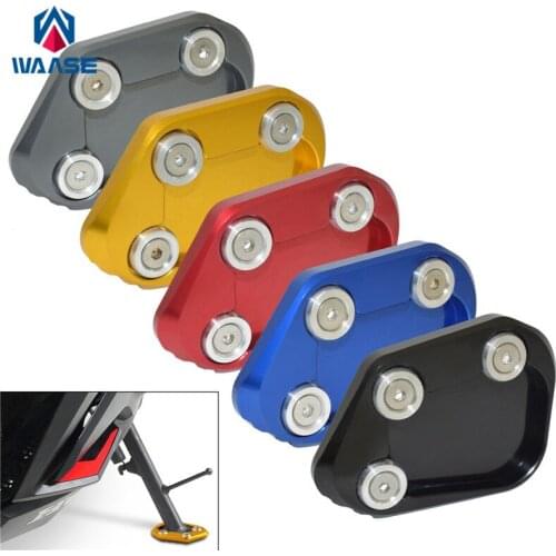 Waase Motorbike For Honda CBR250RR CBR 250 RR 2017 2018 2019 2020 Kickstand Foot Side Stand Extension Pad Support Plate