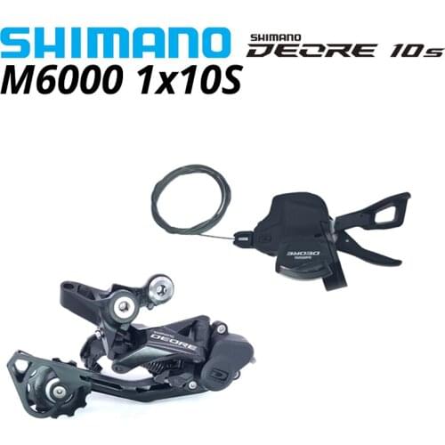 Shimano Deore Rear Derailleurs M6000 1x10S MTB Bike Derailleur Assembly SL-M6000 Right Gearshift Lever RD-M6000 Bike Switch