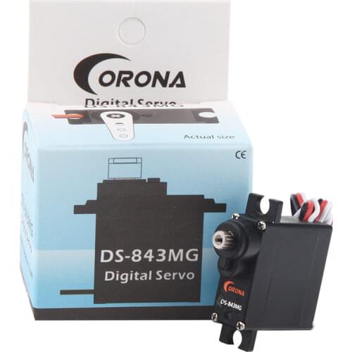 1Pc Corona Servo Mini Metal High Torque Digital Micro Servo for RC Plane DS-843MG