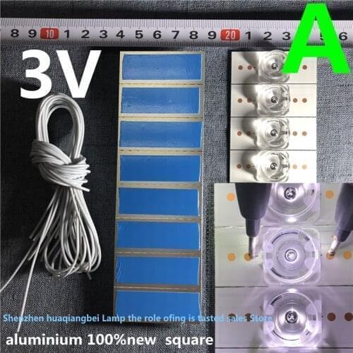 100%NEW 3v 6V SMD Lamp Beads with Optical Lens Fliter for LED TV Repair Haier 55K90 LS55AL88K51A3 88K52A3 88K81 88K20 U55Q81J