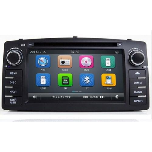 2020 2 Din Car DVD Player For Toyota Corolla E120 BYD F3 2000 2005 2006 Radio Multimedia Head Unit Stereo GPS Navigation Audio