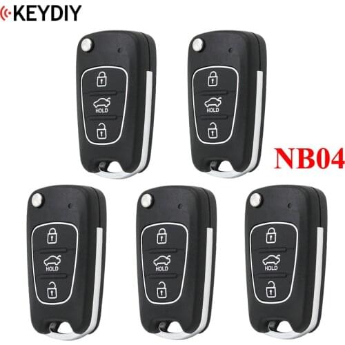 5PCS,Multi-functional Universal Remote Key for KD900 KD900+ URG200 NB-Series ,KEYDIY NB04 (all functions Chips in one key)