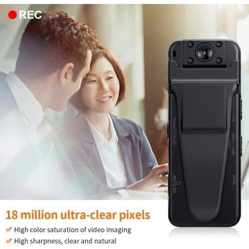 A8Z Mini DVR Small DV Camcorder Camara Body Wearable Mini Digital Camera Motion Detection Loop Recording Video