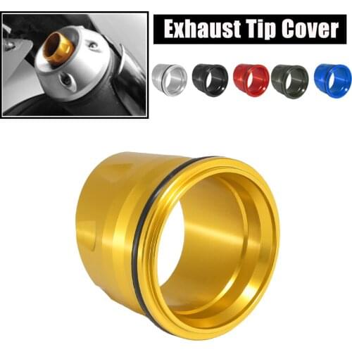 Motorcycle CNC Aluminum Exhaust Tip Muffler Nozzle Pipe Tail Ends Cover For Yamaha TMAX530 TMAX500 T MAX 500 T-MAX 530 2012-2016