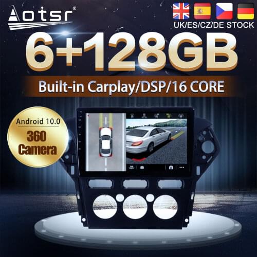 Android 10 128G For Ford Mondeo 4 2010 2011 - 2014 Car DVD GPS Navigation Auto Radio Stereo Multimedia Player HeadUnit No 2din