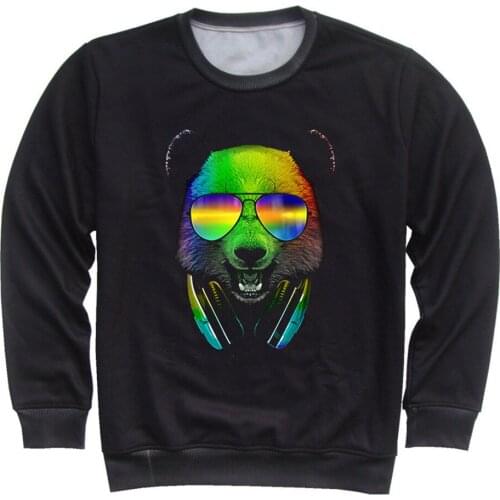 2020 Spring Kids 3D Sweatshirts Skull Tiger Animal Colorful DJ Cool Panda Printed Boys Girls Hoodies Children Fashion Pullovers