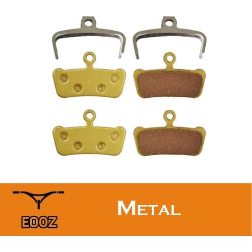 EOOZ 2 Pairs METAL Metallic bicycle DISC BRAKE PADS FOR SRAM Guide RSC/RS/R Avid XO E7 E9 Trail 4 Pistions Hydraulic Brake Pad