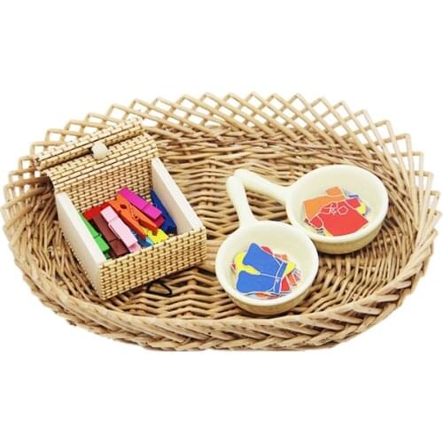 Clipping Working Sorting N Matching Game Practical Montessori Materials Hand-eye Coordination Exercises Preschool Toys for Kids