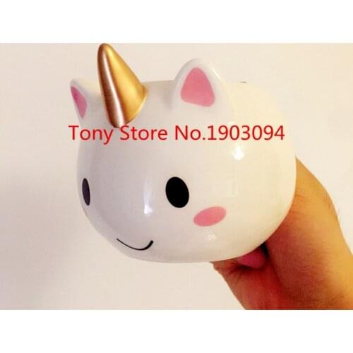 24pcs/lot Cartoon Unicorn Mug 3D Ceramic Coffee Cup Children Girl Creative Cute Gift Wild Finding Rainbow Horse Cup Water Cups