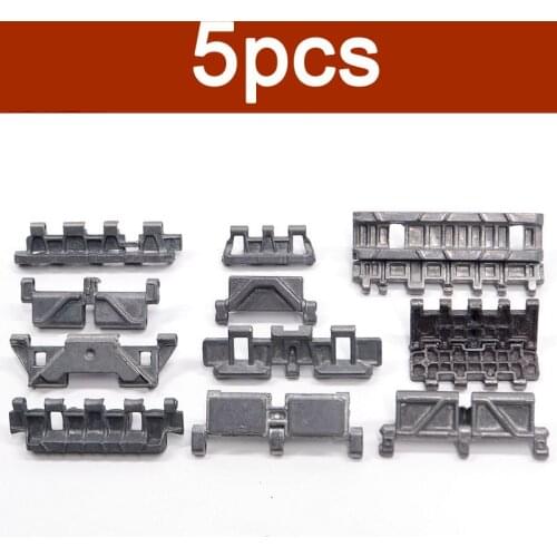 5Pcs Metal Track Section With Pin Replace Spare Parts for 1/16 Heng Long RC Tank Model 3818/3819/3838/3839/3848/3878/3879/3899A