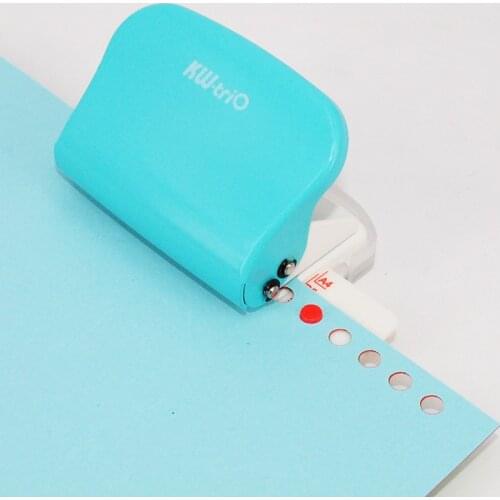 Metal Round Hole Punch 6 Hole Standard Notebook Punch Machine Planner Papers Puncher Scrapbooking Binding Rings Office Supplies