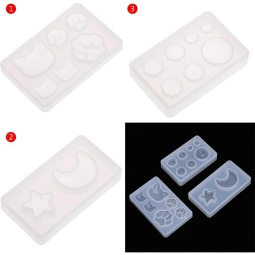 Silicone Mold DIY Crafts Claw Moon Geometry Mirror For Jewelry Making Decorative mold resin molds for jewelry