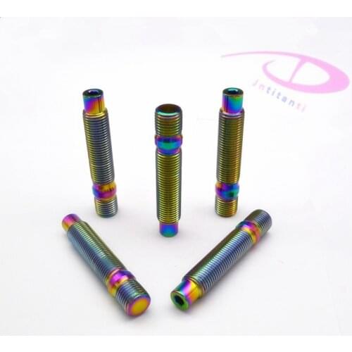 European automotive titanium alloy wheel hub dazzle colour stud of 20 pieces