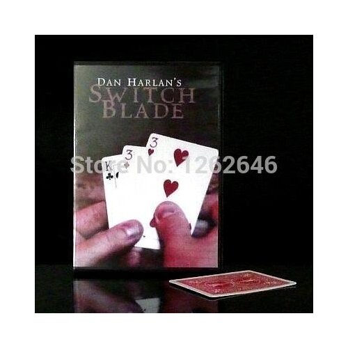 Switchblade By Dan Harla (Gimmicks+DVD) - Card Magic Tricks,Close Up,Accessories,Card Magic Props,Magic Toys