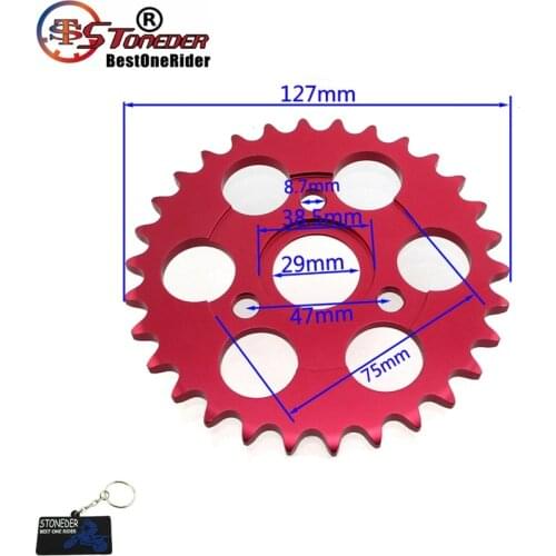 STONEDER CNC Rear Sprocket 420 30T For Honda Z50A Z50 Z50R Z50J Motor Bike