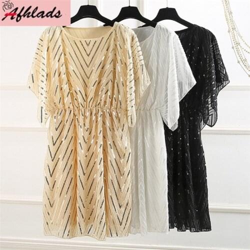 Women Sequin Spring And Autumn Beaded Sexy Embroidery Dress Small Fragrance Ladies Slim Night Club Female Party Vestidos Dress