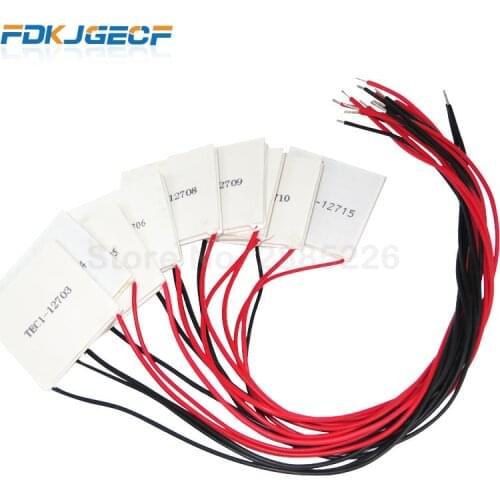 1PCS TEC1-12705 Thermoelectric Cooler Peltier TEC1-12706 TEC1-12710 TEC1-12715 Peltier Elemente Module 40*40mm 12709 12715 12712