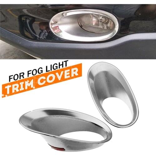 2Pcs Car Front Fog Light Cover Trims for Honda CRV 2010 2011 ABS Trim Cover For Fog Light