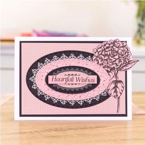 2021 New Oval DIY Craft Metal Cutting Die Scrapbook Embossed Paper Card Album Craft Template Stencil Dies Embossing