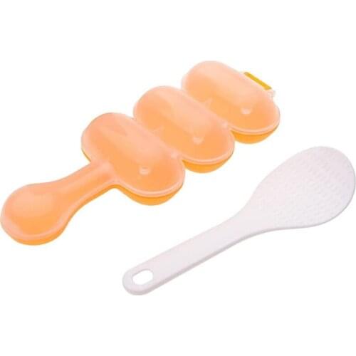 5 Sets of Spoons for Baby Rice Ball Mold Shakers Food Decoration Kids Lunch DIY Sushi Maker Mould Kitchen Tools AA