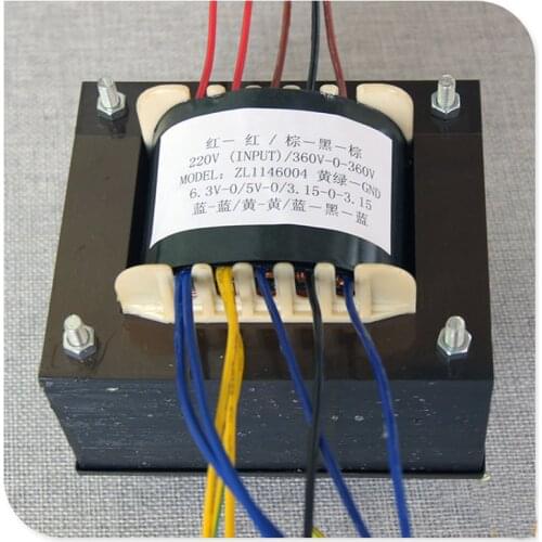 6N8P FU-7 single-ended power amplifier board supporting transformer, EI square transformer 320W 360V 3.15-0-3.15 5V 6.3V