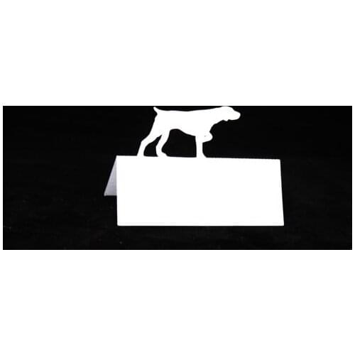 English Pointer dog lover wedding Place Cards baby shower party table number Card birthday Seating escort marker choose colors