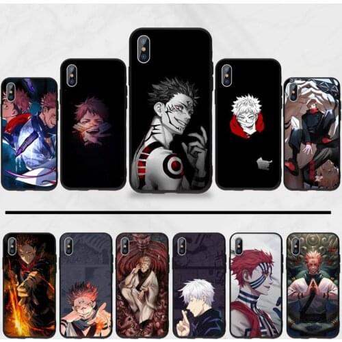 Jujutsu Kaisen Phone Case for iPhone 11 12 mini pro XS MAX 8 7 6 6S Plus X 5S SE 2020 XR