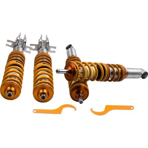 Coilover For VW Volkswagen Golf MK1 Suspension Coil Struts Overs Adj. Height Shock Absorber
