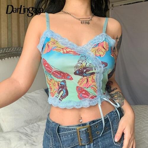 Darlingaga Women's Crop Tops