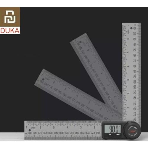 Youpin Duka 200mm Digital Instrument Angle Protractor Finder Meter Plastic/Stainless Steel Scale Electronic Goniometer