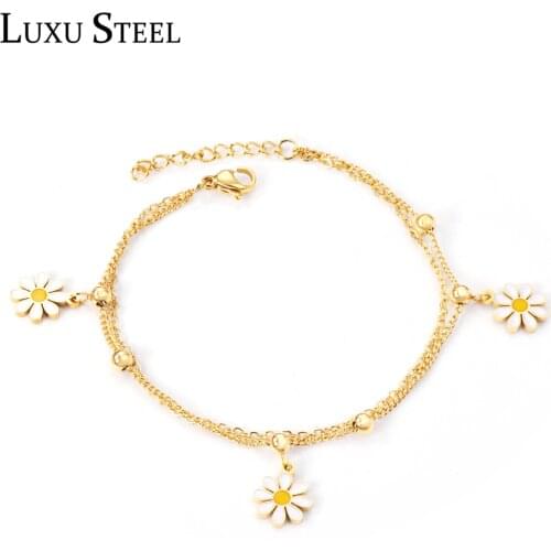 LUXUSTEEL White Bracelets