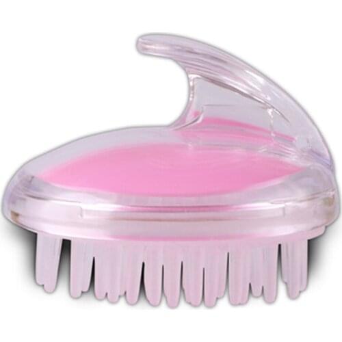 Hair Scalp Massager Shampoo Brush Manual Head Scalp Massage Brush Soft Silicone Bristles for Scalp Care Hair Cleaning TK