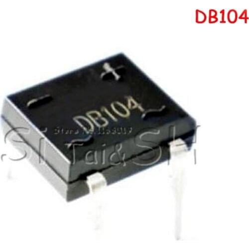 10pcs DB104 B104 DB104S bridge rectifier 400V 1A DIP4 new original