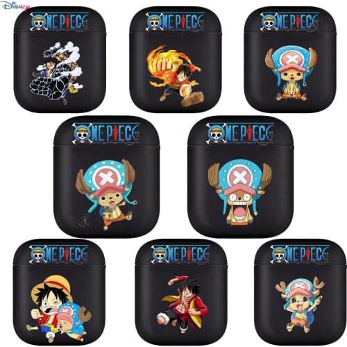 Anime cartoon L-Luffy Soft Silicone Cases For Apple Airpods 1/2 Protective Bluetooth Wireless Earphone Cover For Apple Air Pods