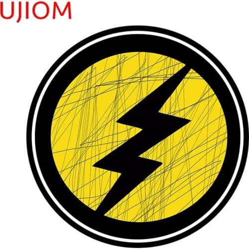 UJIOM Lightning Sign Sticker Kids Room Wallsticker Vinyl Wallpaper Wall Decor Waterproof Decals Home Creative Decoration Decal