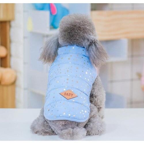 Dress-up Soft Texture Pet Dogs Thickened Sleeveless Tops Clothing for Small Dogs