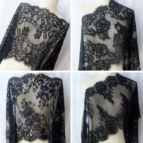 Mesh gauze flower bilateral skin-friendly eyelash lace wedding veil dress curtain decoration material table flag accessories