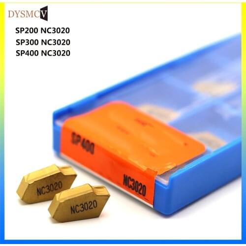 SP200 SP300 SP400 NC3020 korloy Grooving Carbide Inserts lathe cutter turning tool Parting and grooving off tools