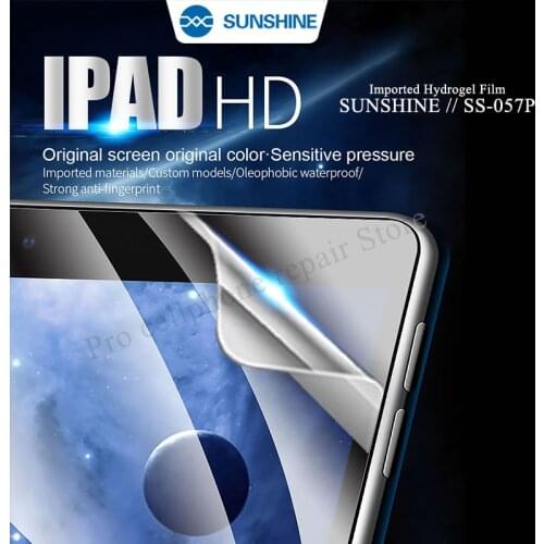 Sunshine SS-057 SS-057P Imported Hydrogel Film Front Rear Film for iPad Tablet Protective SS-890C Intelligent Cutting Machine