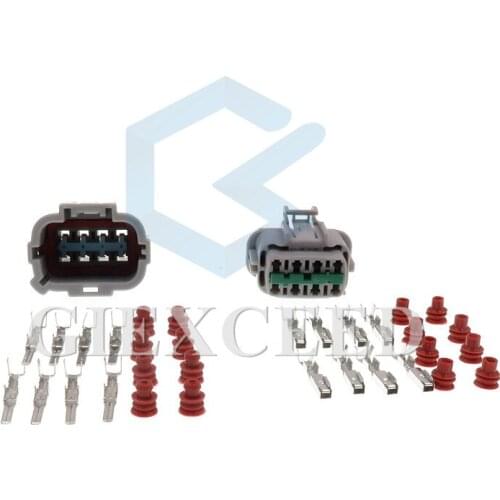 2 Sets 8 Pin 6188-5544 6185-1179 PB295-08920 Car Waterproof Female Male Auto Connector Auto Bumper Cable Socket For Infiniti